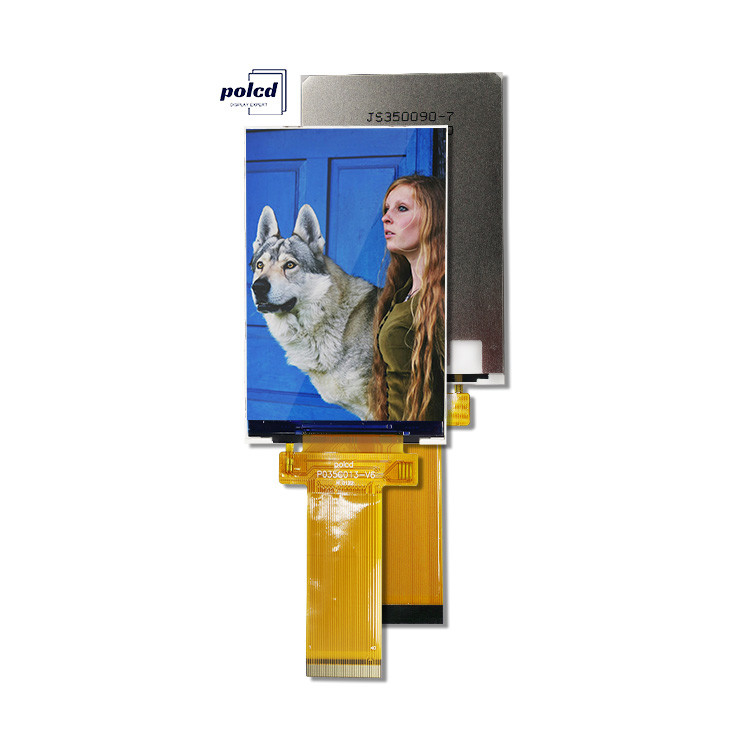 Polcd 3,5 inci LCD Touch Display Screen 320 * 480 SPI MCU antarmuka IPS tampilan penuh Touch Module