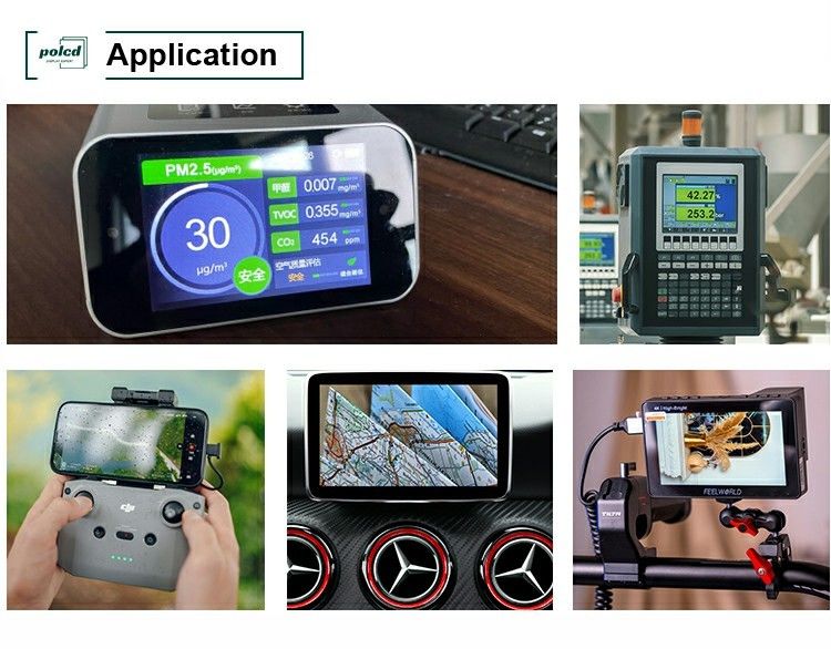 Panel LCD TFT Warna Kecil 2.8 Inci Antarmuka RGB Kustom Polcd Modul Layar Sentuh