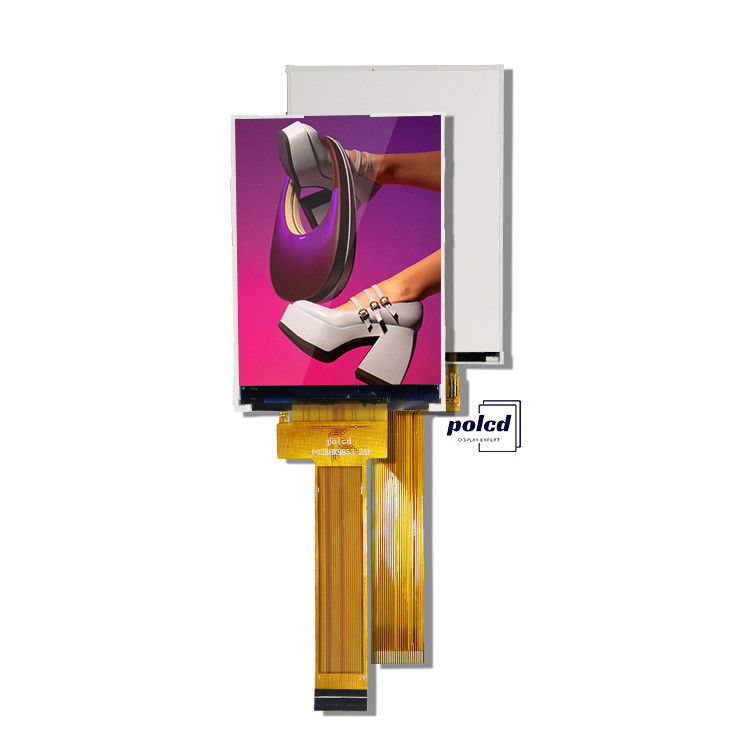 Polcd 2,8 Inch TFT Display 240x320 IPS Screen Kontras Tinggi 1200:1 TFT Panel LCD Modul