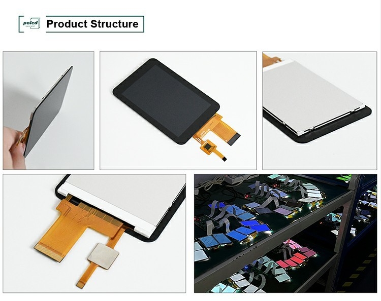 Polcd 3,5' 3,5 Inch SPI Interface 320x480 Resolusi ST7796U Driver IC IPS TFT LCD Display Module