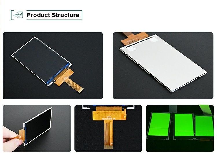 Polcd 3,5 Inch IPS TFT LCD 320*480 Ili9488 Drive Ic 600:1 Rasio Kontras LCD Display Modules