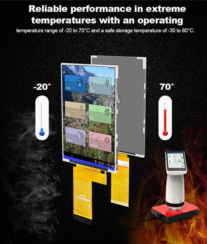 Polcd 3,97 Inch 4 Inch 480*800 300nit 40pin Rgb Interface All Transmissive ST7701S Tft LCD Display Module