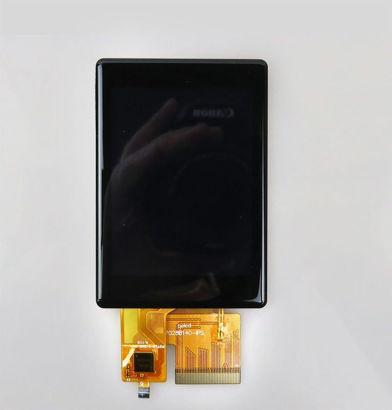 Panel LCD TFT Warna Kecil 2.8 Inci Antarmuka RGB Kustom Polcd Modul Layar Sentuh