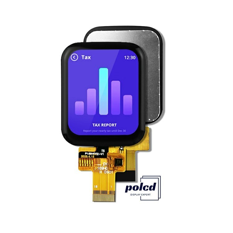 Polcd 1.69 Inch Touch Screen Lcd Display 240x280 antarmuka SPI Modul TFT kecil