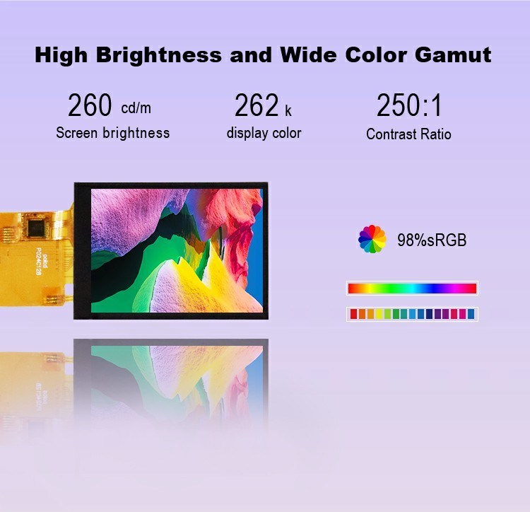 Polcd TFT 2.4 inci Spi interface LCD 240*320 RGB Color Touch Screen ST7789V 16pin 2.4 TFT Display