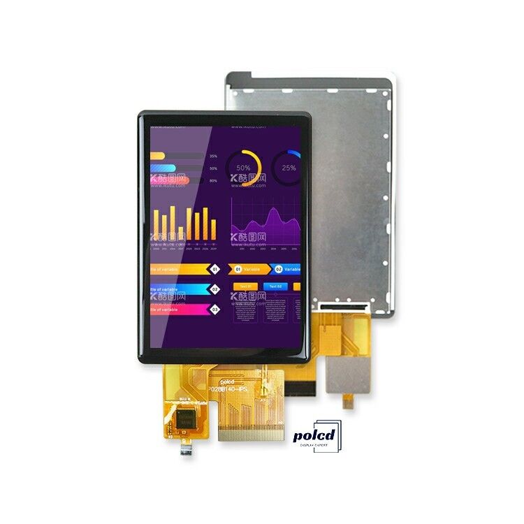 Polcd 2.8 Inch Tft Touch LCD Display Module 240*320 RGB Interface Color Touch Screen kecil
