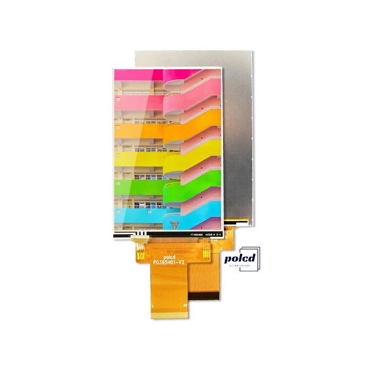 Polcd 3,95 Inch 320*480 LCD Display RGB Interface ILI9488 40pin TFT Transmissive LCD Module