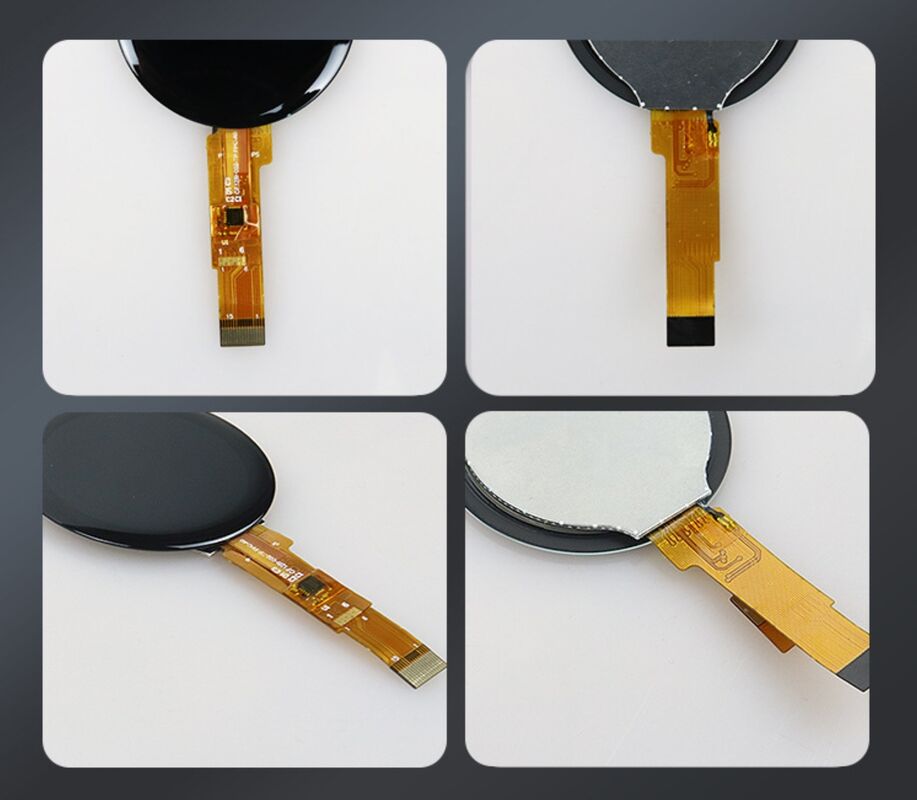 Polcd kecil bulat 1,28 Inch Lcd Screen 240*240 1,3 Inch Spi Interface IPS Sirkular Tft Lcd Module Panel