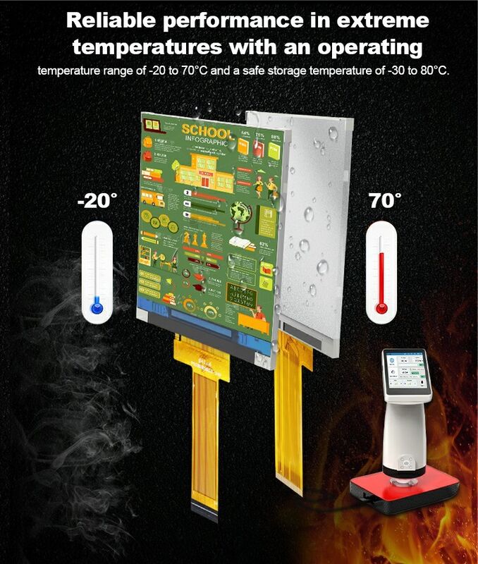 Polcd 2,8 Inch TFT Display 240x320 IPS Screen Kontras Tinggi 1200:1 TFT Panel LCD Modul