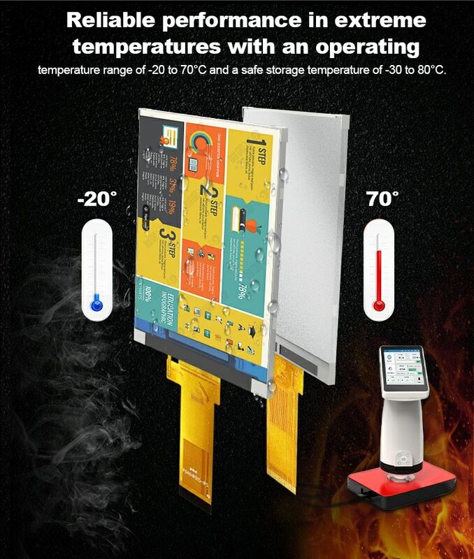 Polcd 4 inci LCD Screen 480*RGB*800 Vertikal Display -20~70 lebar Operating Temp Modul LCD industri