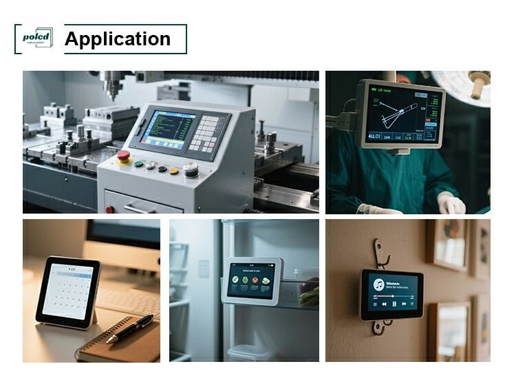 Polcd 4 inci Lcd Panel 480*480 IPS LCD Display Kecerahan Tinggi RGB Interface TFT LCD Module