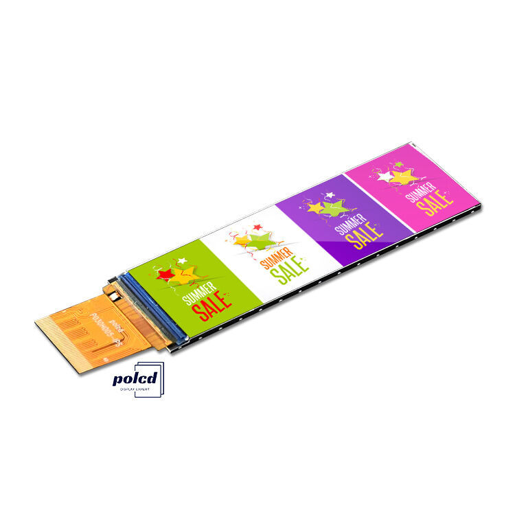 Polcd Layar TFT-LCD kecil 3,0 inci 268*800 RGB Interface Industrial IPS All View Angle Lcd Module