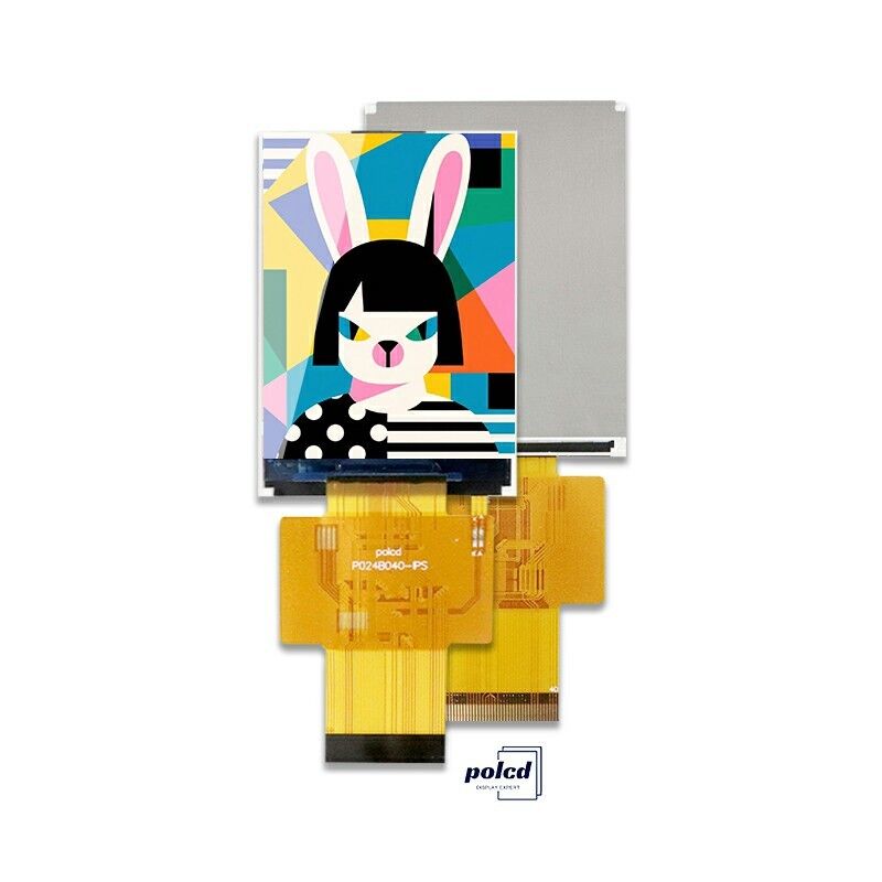 Polcd 2.4 Inch MCU Interface TFT Display Driver IC ST7789V2 240x320 Resolusi 2.4 inci TFT LCD Modul
