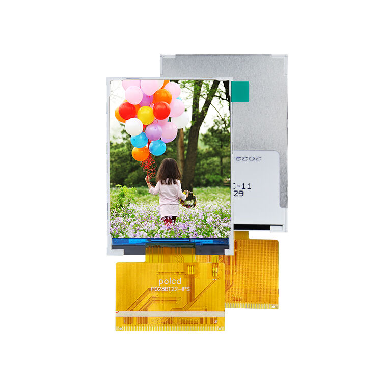 Polcd Full Color 2.8 Inch 240x320 Layar TFT Kecil Layar RGB IPS Semua Tampilan