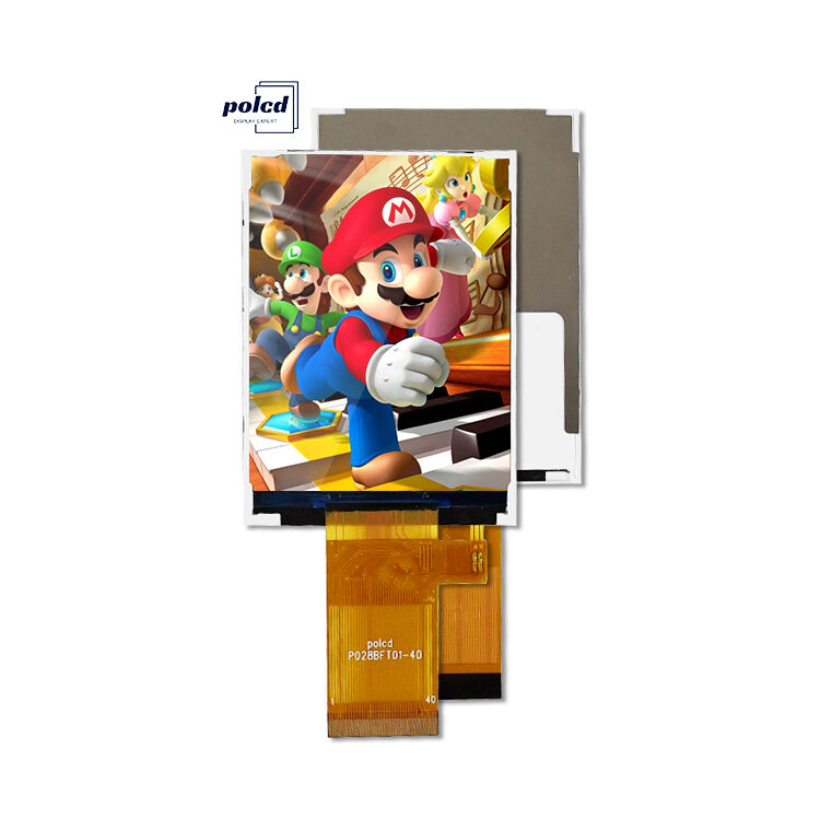 Polcd 2.8 Inch 240*320 Transflektif LCD Screen ST7789T3 Mcu Spi Interface 2.8