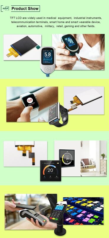 Polcd Factory 2 Inch LCD Module 240x320 260cd/m2 Kecerahan ST7789V drive ic TFT Display