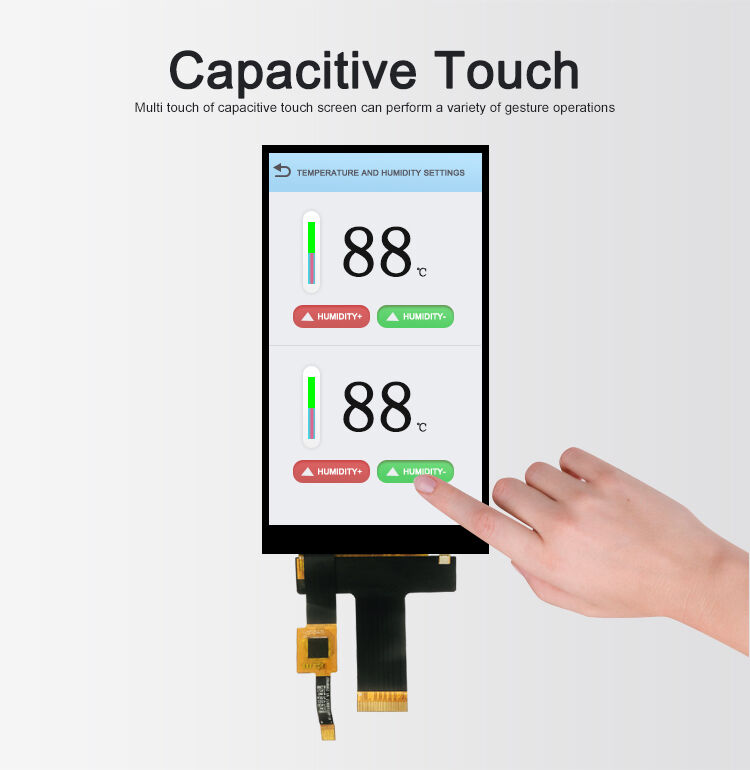 Pocld 5 inci LCM Screen 720*1280 resolusi Capacitive Touch Panel MIPI interface 30pin TFT LCD Display