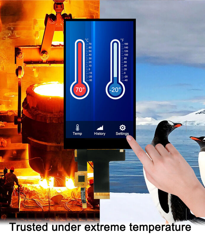 Pocld 5 inci LCM Screen 720*1280 resolusi Capacitive Touch Panel MIPI interface 30pin TFT LCD Display