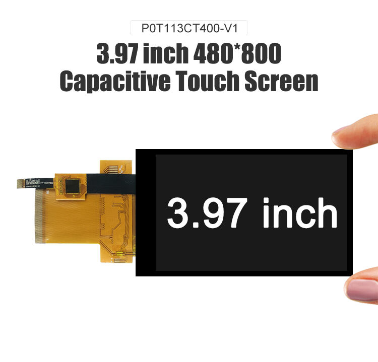 Polcd 3.97 Inch 480*800 Resolusi 50pin High-Brightness MCU interface Touch TFT LCD Display Module