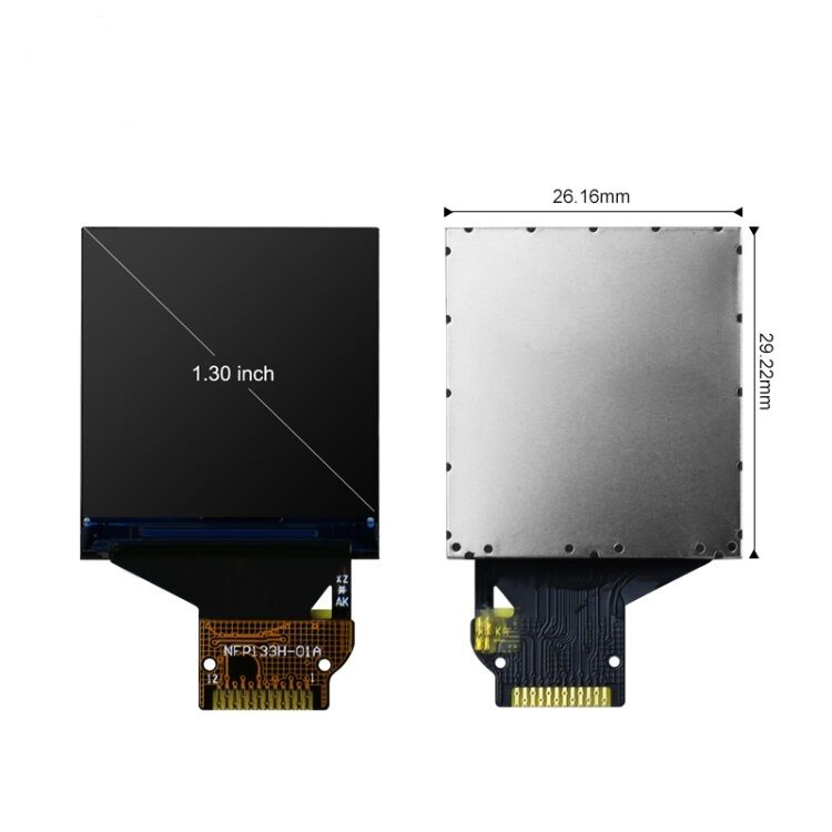 Polcd 1,3 Inch High Resolution Square LCD Screen untuk Wearable 240x240 SPI ST7789V IPS Tft Lcd Display