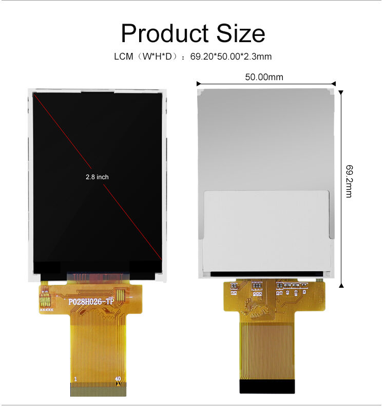 Polcd Modul TFT 2.8 Inci Resolusi 240X320 Antarmuka SPI MCU ILI9341v TFT Transmisif Layar LCD 2.8 