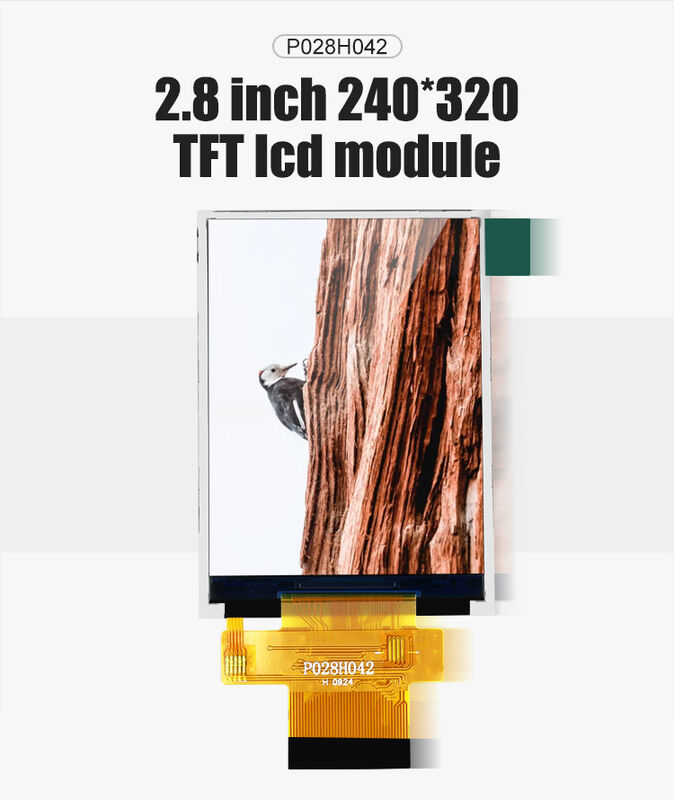 Panel Layar LCD 2.8 Inci Polcd 240*320 Antarmuka MCU SPI ILI9341V Tampilan Modul LCD TFT