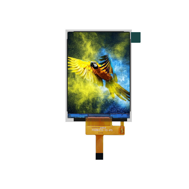 Polcd 2.8'' TFT LCD Menyesuaikan Layar Panel Warna Resolusi 240*320 Layar LCD IPS 260 nit
