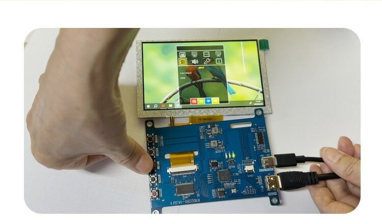 Polcd 4.3 5 Inch Universal LCD Driver Board HD-MI USB Controller Board RTD2281 untuk TFT LCD Display Module