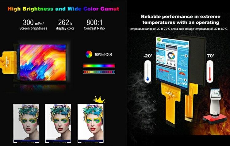 Polcd Liquid Crystal Display 2.0 Inch Mini Full Color ST7789 MCU IPS Full Angle View 240x320 TFT LCD Modul