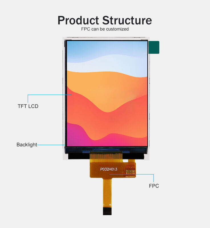 Polcd 3,2 inci 240x320 LCD Module Display Spi antarmuka TFT Panel ST7789V 3,2 'LCD Screen