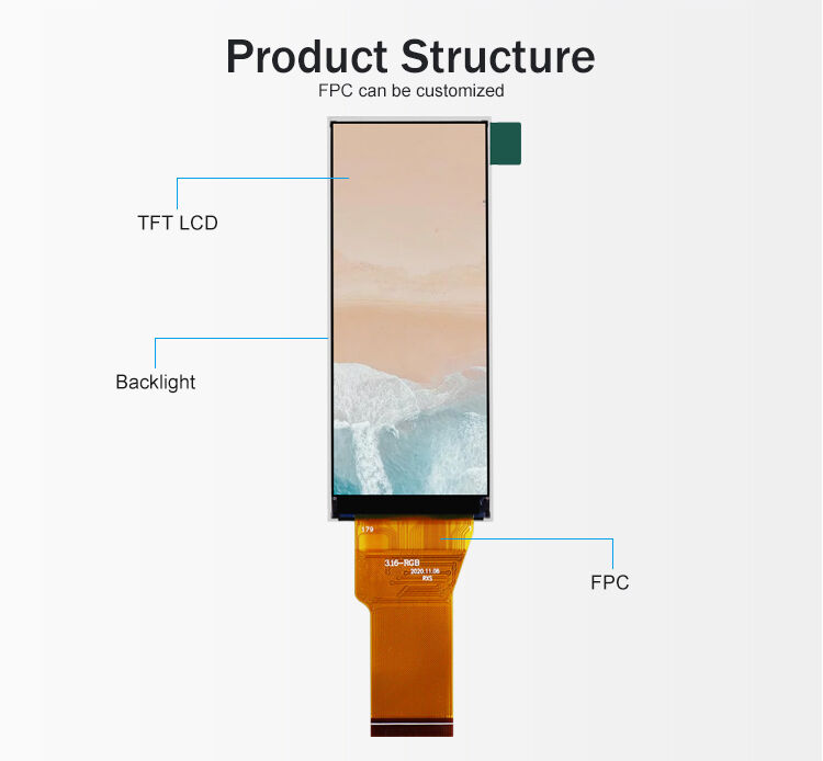 Polcd 3.2'' 3.2 inci 320x480 Vertikal Tipe 350nits RGB SPI Antarmuka ST7701S ic TFT LCD Display