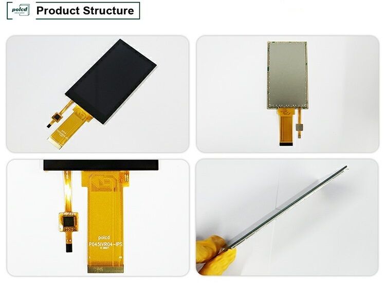 Layar LCD TFT IPS 4,5 Inci 480x854 Antarmuka RGB ST7701S dengan Panel Sentuh Kapasitif