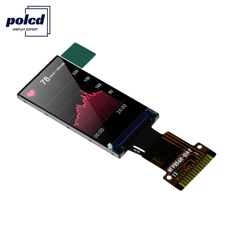 Polcd ST7735S 0,96 Layar Lcd 13 Pin 80X160 Layar TFT Kecil 4 Baris SPI