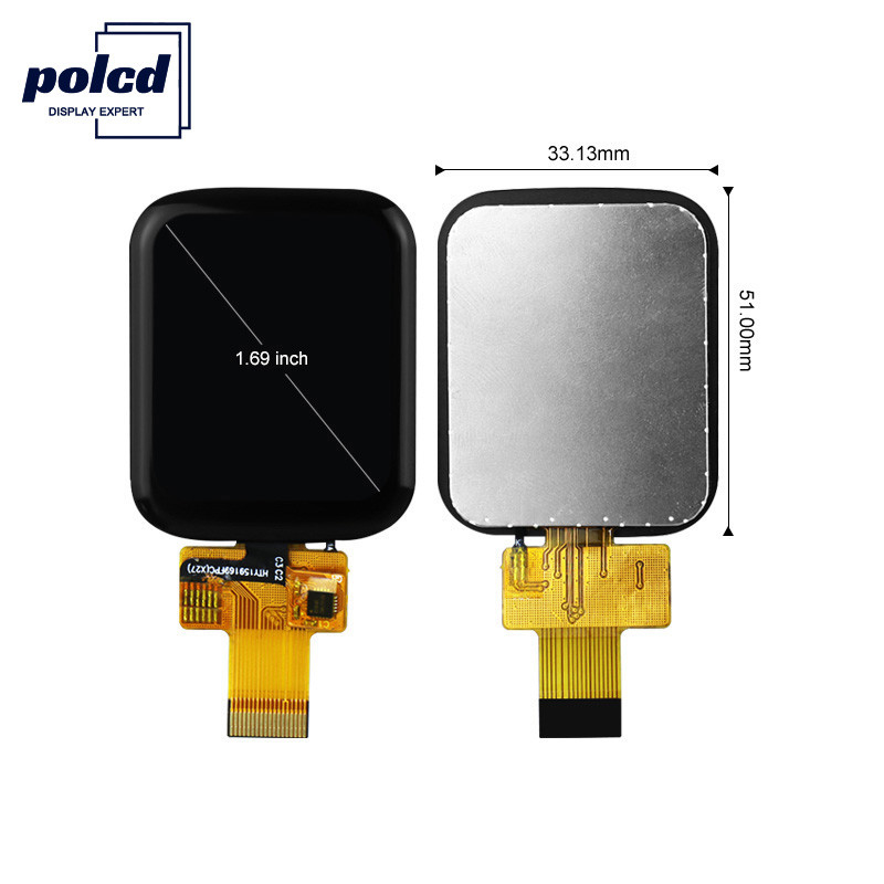 Polcd 1.69 Inch Touch Screen Lcd Display 240x280 antarmuka SPI Modul TFT kecil