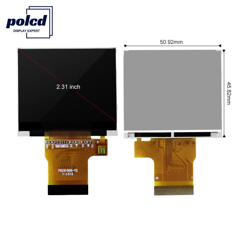 Polcd 8080 MCU 16 Bit 320 X 240 Tampilan ILI9342C Layar LCD Medis 300 Nit