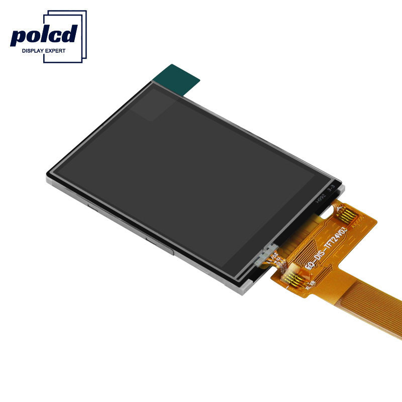 Polcd 8080 MCU 8 Bit 2.4 Inch Tft Lcd ISO9001 240x320 Lcd Untuk Komersial