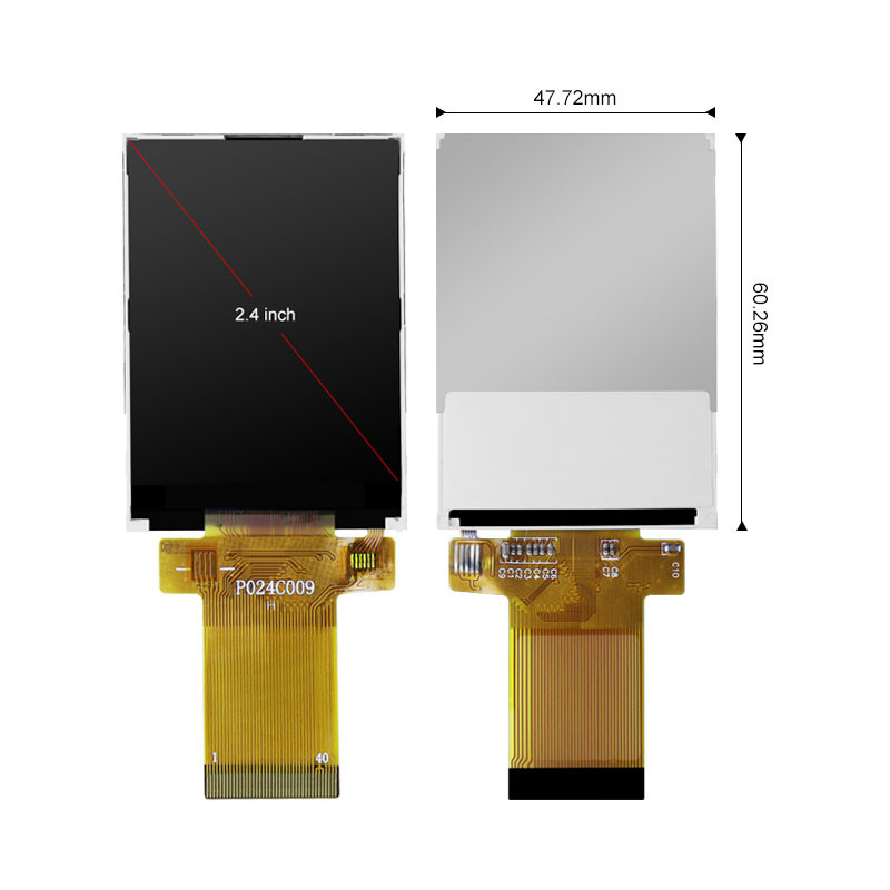 Polcd 350 Nit 16 Bit Tft Layar Lcd ILI9341V Layar Sentuh 2,4 Inci