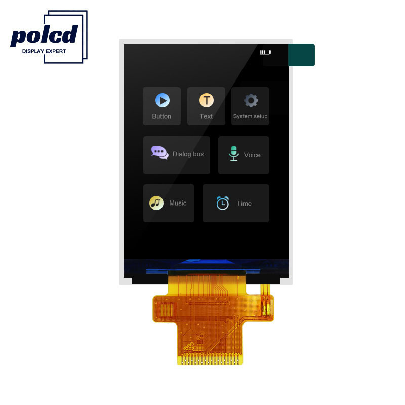 Polcd 18 Pin 2.4 Spi Tft Lcd Display ST7789V2 Tampilan Layar Sentuh Tft