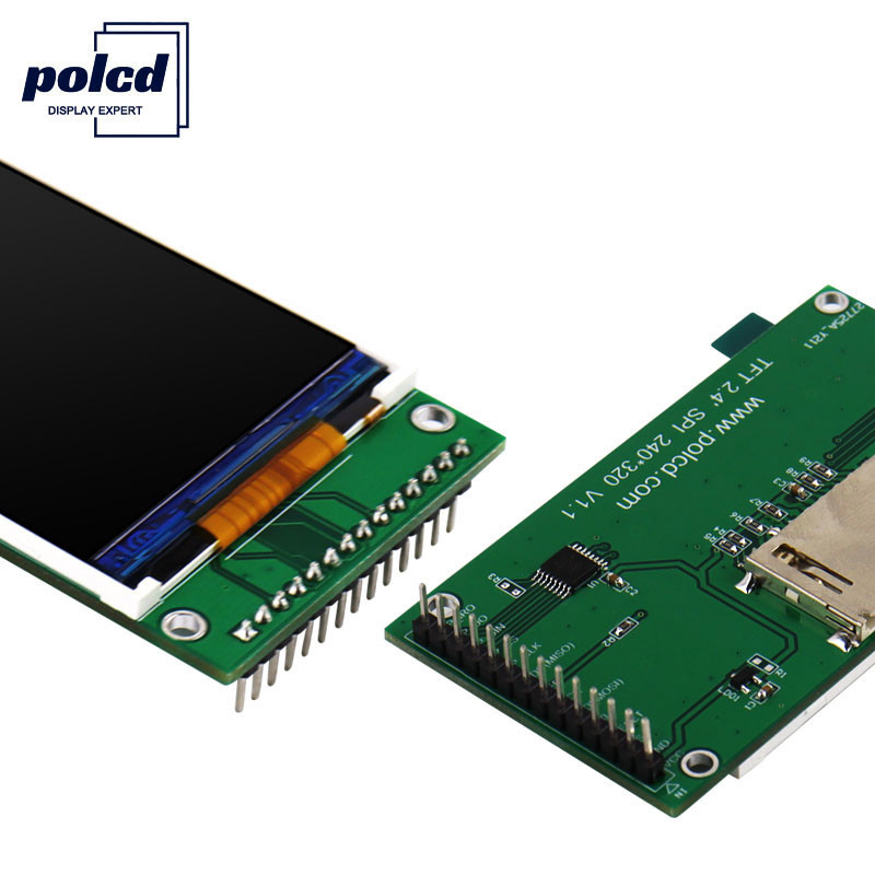 Polcd 240X320 Layar Lcd Tft 2.4 Inci ST7789V2 260 Nit Layar Sentuh TFT