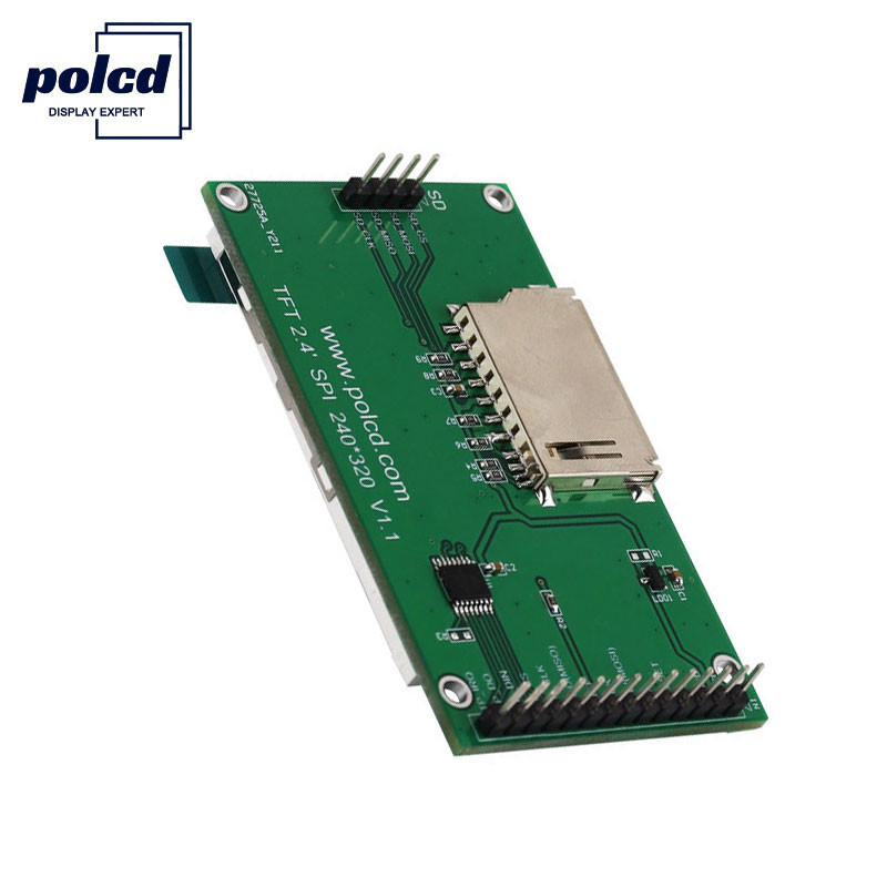 Polcd 240X320 Layar Lcd Tft 2.4 Inci ST7789V2 260 Nit Layar Sentuh TFT