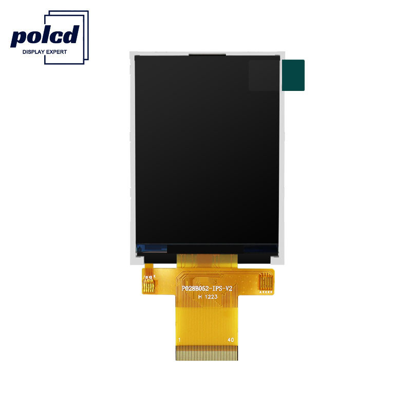 Polcd RoHS Layar Tft Kecil 18 BIT 2.8 Inch Layar Tft 240x320 Piksel