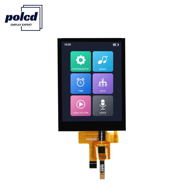 Polcd 4 Wire SPI ST7789V 2.8 Inch Layar Ips Layar Sentuh TFT RoHS Untuk Rumah