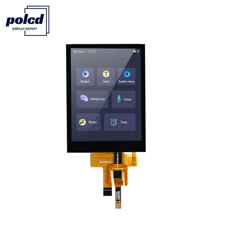 Polcd 12 0'CLOCK View Angle Panel Sentuh LCD 240X320 2.8 Tft Perisai Raspberry Pi