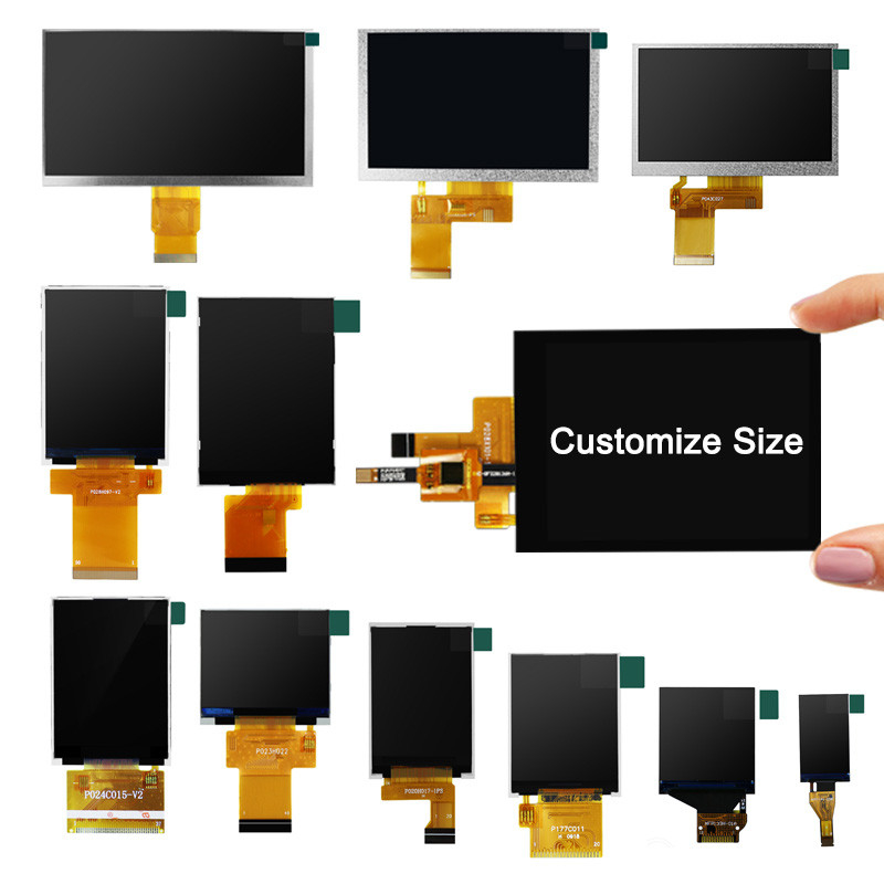 Polcd 300 Nit TFT Layar Sentuh Kapasitif RoHS 2.8 Inci Tft Touch Shield
