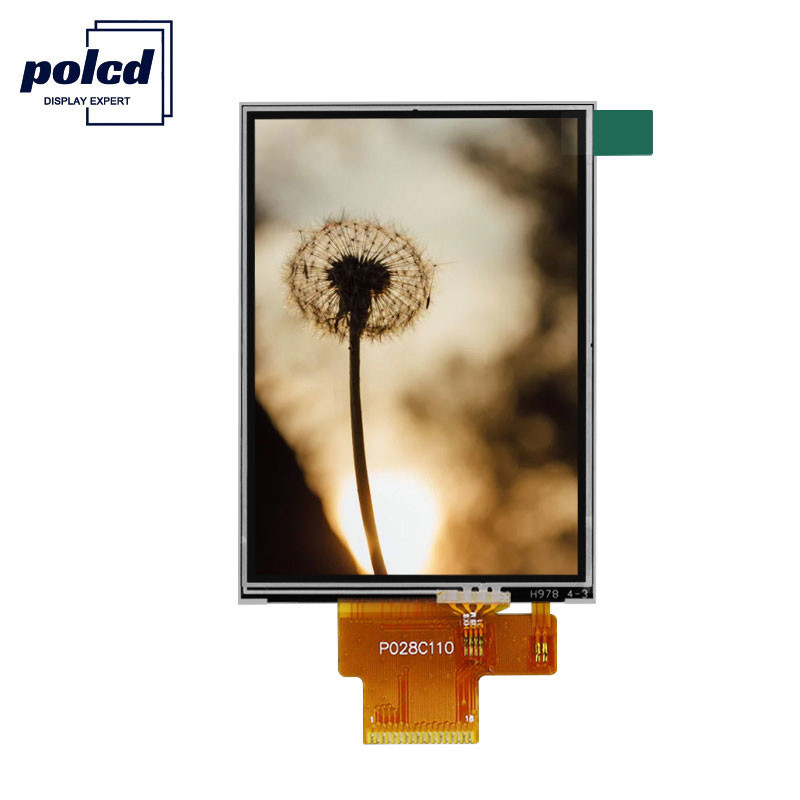 Polcd 4 Wire SPI 2.8 Lcd Module RoHS 240X320 TFT Layar Sentuh Resistif