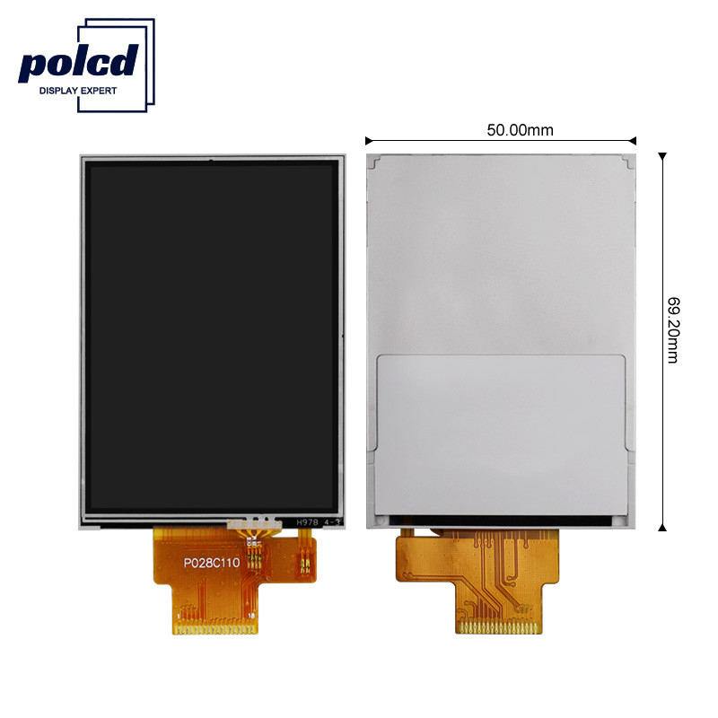 Polcd 4 Wire SPI 2.8 Lcd Module RoHS 240X320 TFT Layar Sentuh Resistif