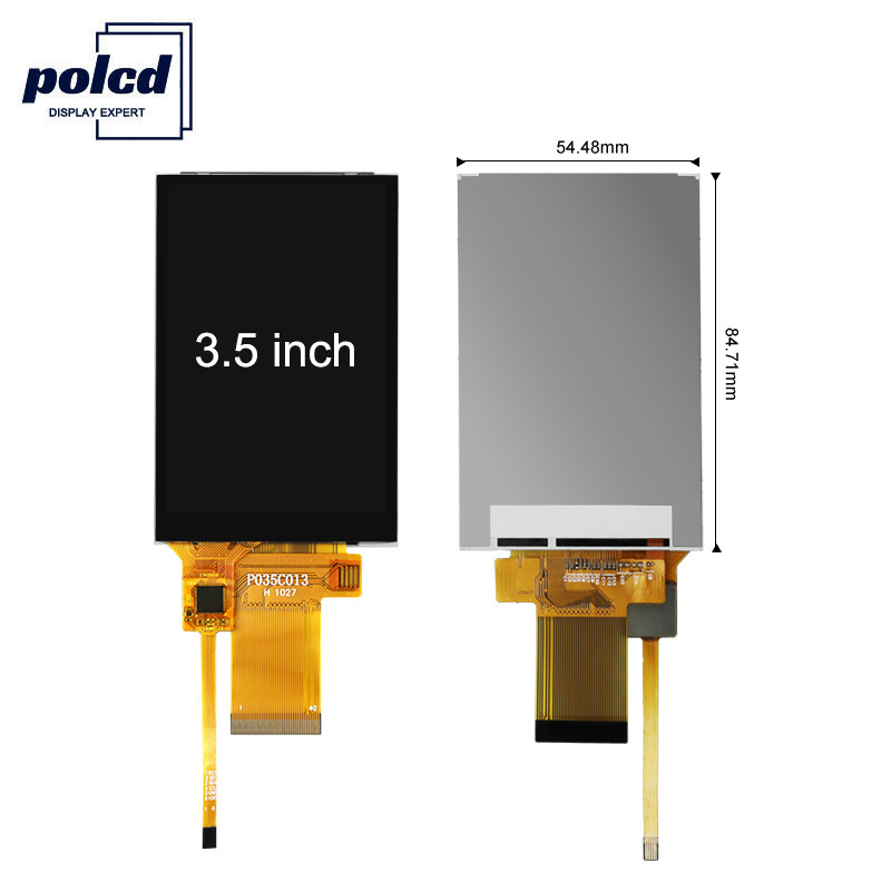 Polcd ST7796S 3.5 Lcd Tft Display Rgb RoHS 18 Bit Lcd Untuk Aplikasi Medis