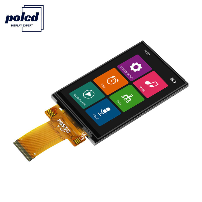 Polcd ILI9488 3.5 Tft Lcd Shield 8080 MCU Layar Sentuh Resistif TFT 16 Bit