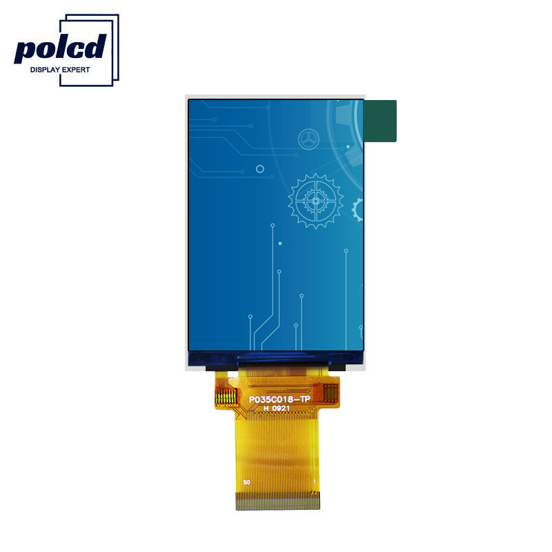 Polcd ILI9488 Tampilan Tft Lcd 12 0'CLOCK 3.5 Tft Lcd Raspberry Pi 48.96mm