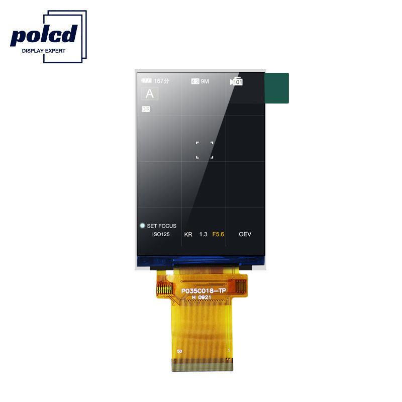 Polcd ILI9488 Tampilan Tft Lcd 12 0'CLOCK 3.5 Tft Lcd Raspberry Pi 48.96mm
